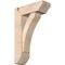 Ekena Millwork Thorton Slat Smooth Bracket w/ Offset Brace, Douglas Fir, 7 1/2"W x 22"D x 34"H BKT0806X22X34THR06SDF - alternate 1